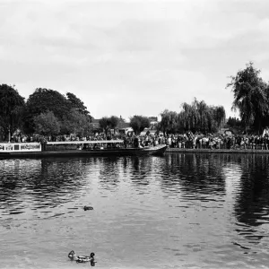 Queen Elizabeth II visits Bancroft Gardens, Stratford-upon-Avon, Warwickshire