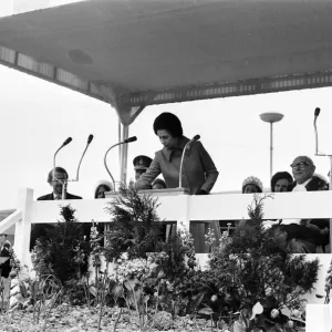 Queen Elizabeth II Visits Birmingham, to open the Great Charles Street Queensway tunnel Queen Elizabeth II Visits Birmingham, to open the Great Charles Street Queensway tunnel
