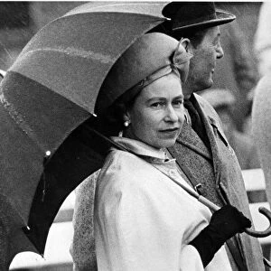 Queen Elizabeth II visits Chester Races in May 1966. *** NOTE