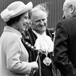 Queen Elizabeth II Visits Cleveland Print, 14th July 1977 Queen Elizabeth II Visits Cleveland Print, 14th July 1977