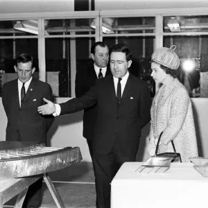 Queen Elizabeth II Print at English Electrical Company Works, 13th May 1967 Queen Elizabeth II Print at English Electrical Company Works, 13th May 1967