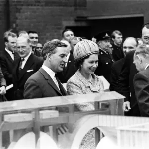 Queen Elizabeth II visits the English Electrical Company Works, Rugby. 13th May 1967 Queen Elizabeth II visits the English Electrical Company Works, Rugby. 13th May 1967