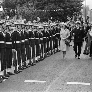 Queen Elizabeth II Silver Jubilee Tour Print 1977 Hartlepool