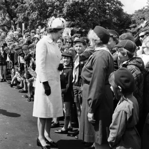 Queen Elizabeth II visits Maldon Print (28th May 1971)