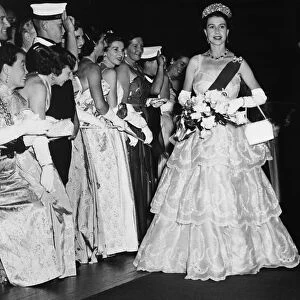 Queen Elizabeth II Visits Tasmania, Australia 1954, The Queen in all her glory made her