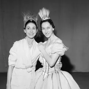 Queen Elizabeth, The Queen Mother, and Princess Margaret attend a gala charity matinee of Queen Elizabeth, The Queen Mother, and Princess Margaret attend a gala charity matinee of
