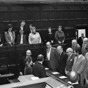 The Queen Mother visits Victoria Law Courts, 100 years after Queen Victoria laid The Queen Mother visits Victoria Law Courts, 100 years after Queen Victoria laid