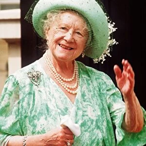 The Queen Mothers 93rd birthday. August 1993