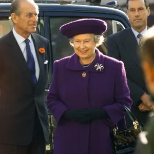 The Queen Opens the Diana Princess of Wales Children's Hospital Print 1998