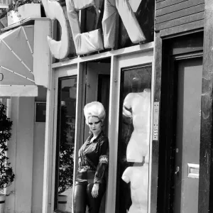 Queen of Punk Rockers, Pamela Rooke aka Jordan at Sex'shop on the Kings Road