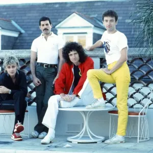 Queen, the rock band Freddie Mercury, Brian May, Roger Taylor