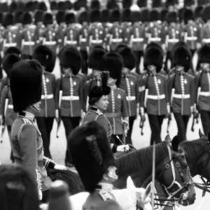 The Queen at Trooping of the Colour, 1976 Print