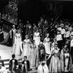 The Queens Coronation at Westminster Abbey 2nd June 1953 The Queens Coronation at Westminster Abbey 2nd June 1953