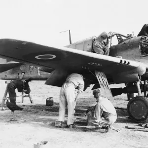 R.A.F. AT Advanced Airfield in Italy Print, 29th November 1945 R.A.F. AT Advanced Airfield in Italy Print, 29th November 1945