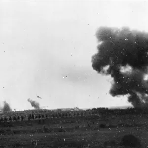 R. A. F. daylight attack enemy ships at Rotterdam port, Holland