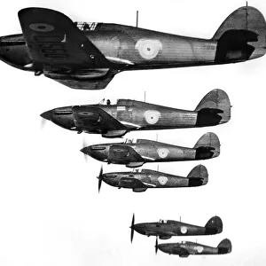 R. A. F. Hawker Hurricanes. March 1938 P004830