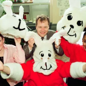 A rabbits costume made by students of fashion at Teesside College of Arts & Design was A rabbits costume made by students of fashion at Teesside College of Arts & Design was