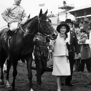 Racehorse Relko ridden by 21 year old jockey Yves Saint Martin Racehorse Relko ridden by 21 year old jockey Yves Saint Martin