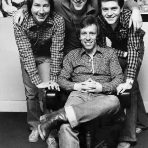 Racey pop group at the EMI offices London January 1979 P005576 Racey pop group at the EMI offices London January 1979 P005576