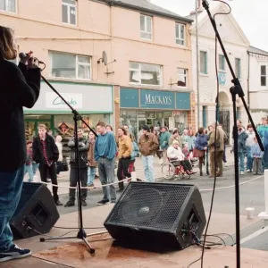 Rachel Horner of Velma at Redcar Free Festival Print 1995