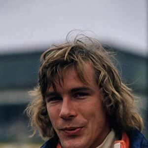 Racing driver James Hunt 1974 Motor Racing Race of Champions