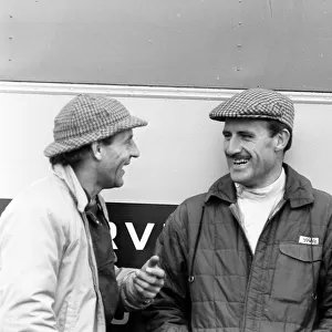 Racing at Snetterton, 2nd April 1963. Racing Drivers, Graham Hill (centre