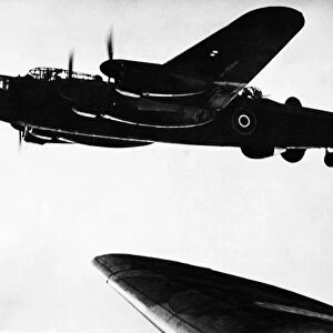 Radar devices on RAF Lancaster bomber during the Second World War