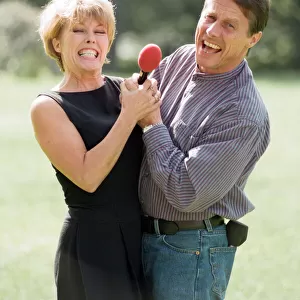 Radio WM presenters Julie Mayer and Tony Wadsworth. 10th September 1997