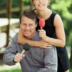 Radio WM presenters Tony Wadsworth and Julie Mayer. 10th September 1997 Radio WM presenters Tony Wadsworth and Julie Mayer. 10th September 1997