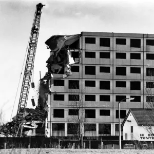 Radshaw Court Flats Demolition Print, 21st February 1989