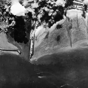 RAF Attack on German Escape Ferry Print