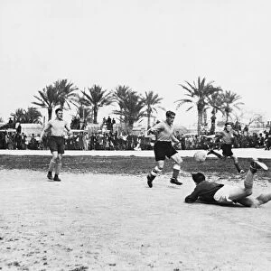 The RAF Football Cup Final in Tripoli: Communications Flight vs Fighter Wing