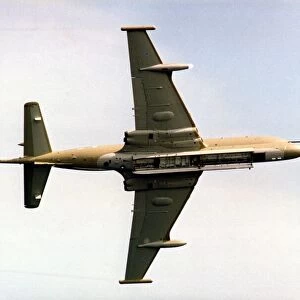 A RAF Hawker Siddeley (Bae) Nimrod maritime patrol aircraft at the 1998 Sunderland Air