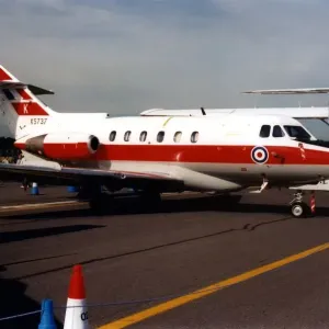 A RAF Hawker Siddeley Dominie, the military version of the Hawker Siddeley 125 aircraft A RAF Hawker Siddeley Dominie, the military version of the Hawker Siddeley 125 aircraft
