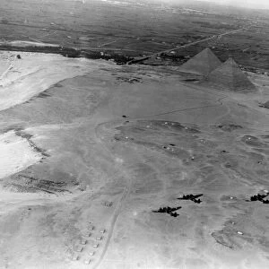 RAF Middle East Command train in Egypt. 1940