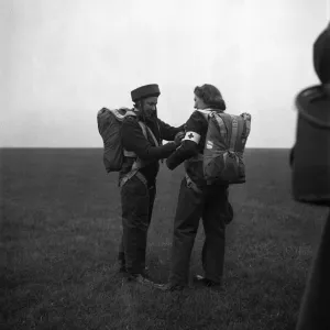 RAF Parachute Nurses. October 1948 O15033-005