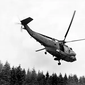 A RAF search and rescue Westland Sea King helicopter. 15 / 08 / 1986