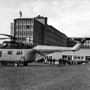 A RAF Westland Whirland, (XN 127) of the Queens Flight A RAF Westland Whirland, (XN 127) of the Queens Flight