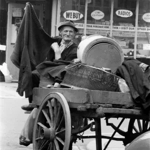 Rag and bone man, Middlesbrough. 1972 Rag and bone man, Middlesbrough. 1972