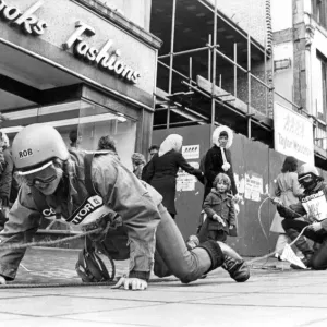 Rag Week Student Rob Phillips Print, 2nd April 1973 Rag Week Student Rob Phillips Print, 2nd April 1973