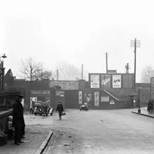 The Railway bridge, West Drayton. Circa 1936