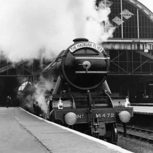 Railway fans celebrate London - Newcastle run with a mile a minute trip on the Flying Railway fans celebrate London - Newcastle run with a mile a minute trip on the Flying
