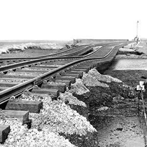 The railway between Maryport and Whithaven will be closed for several days because high