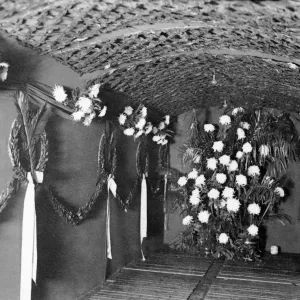 The railway van that conveyed the body of the Unknown Warrior from Dover to Victoria