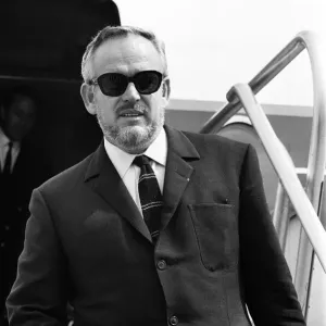 Rainier III, Prince of Monaco arrives and London Airport. 13th June 1966 Rainier III, Prince of Monaco arrives and London Airport. 13th June 1966