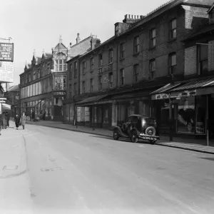 Randalls store and adjacent shops, Vine Street, Uxbridge 1936 Randalls store and adjacent shops, Vine Street, Uxbridge 1936
