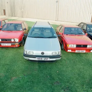 A range of Volkswagen cars. 16th January 1991 A range of Volkswagen cars. 16th January 1991