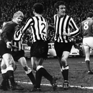 Print of Rangers 0-0 Newcastle United, Inter-Cities Fairs Cup Semi Final, 1st Leg