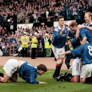 Rangers 5-1 Heart of Midlothian Print, May 18th 1996 Rangers 5-1 Heart of Midlothian Print, May 18th 1996