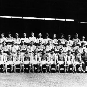 Rangers FC team line-up group season. Circa 1969-70 MSI